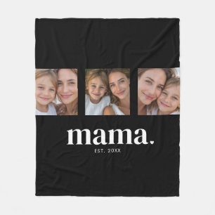 Mama hat sich etabliert Foto Fleecedecke