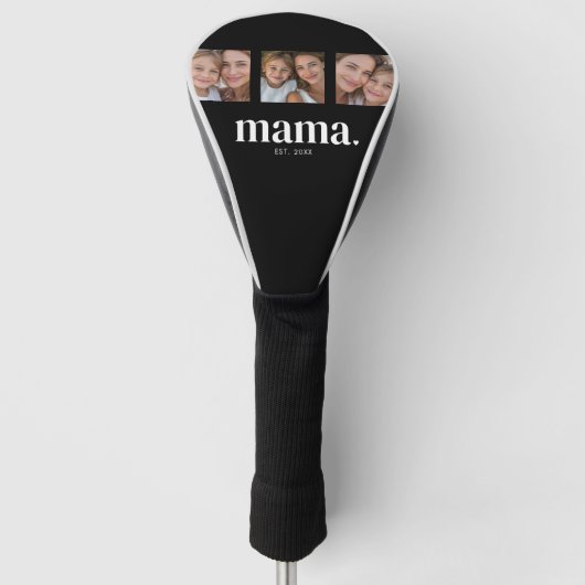 Mama hat sich etabliert Foto Golf Headcover (Vorderseite)