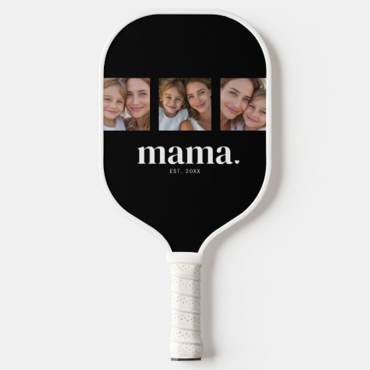 Mama hat sich etabliert Foto Pickleball Schläger (Vorderseite)