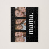Mama hat sich etabliert Foto Puzzle (Vertikal)