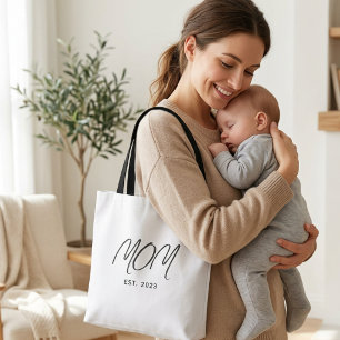 Mama hat sich etabliert Geschenk-Tasche Tasche