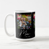 Mama hat Skript 3 Foto Schwarz erstellt Kaffeetasse (Links)