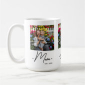 Mama hat Skript 3 Foto Weiß eingerichtet Kaffeetasse (Links)