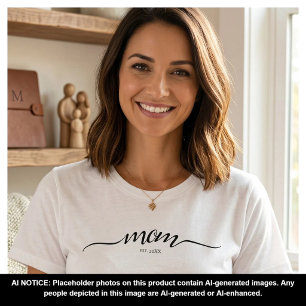 Mama hat Skript benutzerdefiniert Schwarz Jahr Mut T-Shirt