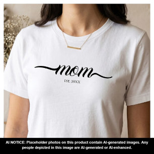 Mama hat Skript benutzerdefiniert Schwarz Jahr Mut T-Shirt