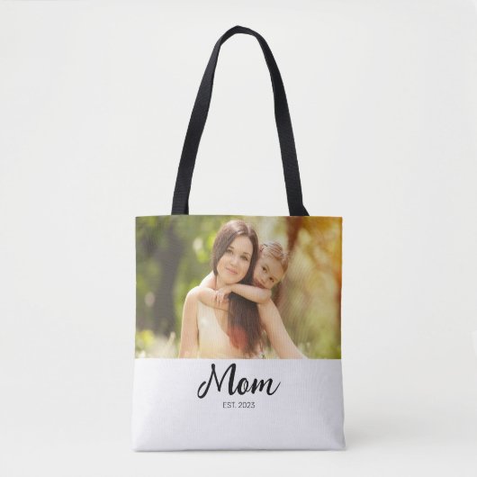 Mama hat Skript Foto erstellt Tasche (Vorderseite)