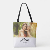Mama hat Skript Foto erstellt  Tasche (Rückseite)