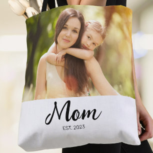 Mama hat Skript Foto erstellt  Tasche