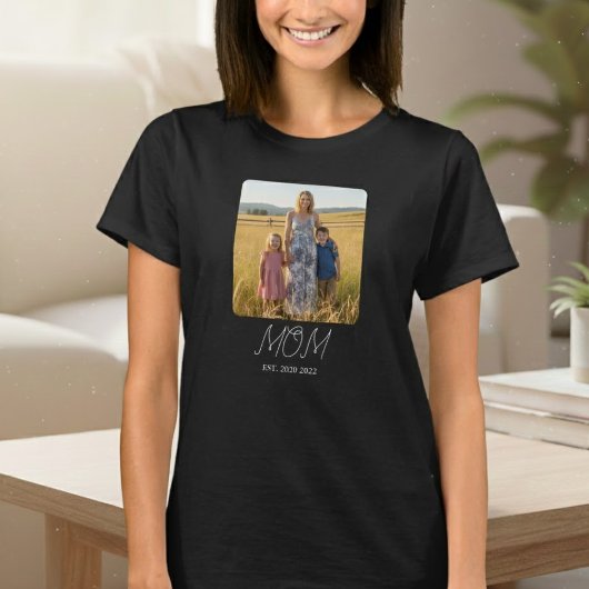 Mama hat Skript Foto T-Shirt