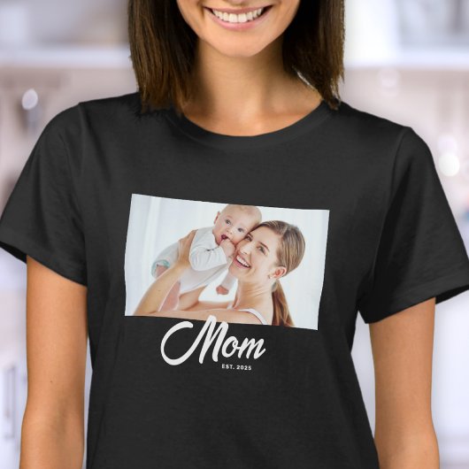 Mama hat Skript Foto T-Shirt