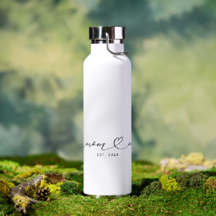 Mama hat Skript & Herz gegründet Neues Mamma-Gesch Trinkflasche