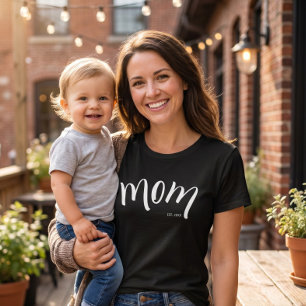 Mama hat Skript Minimalistisches Jahr Neu Mama ein T-Shirt