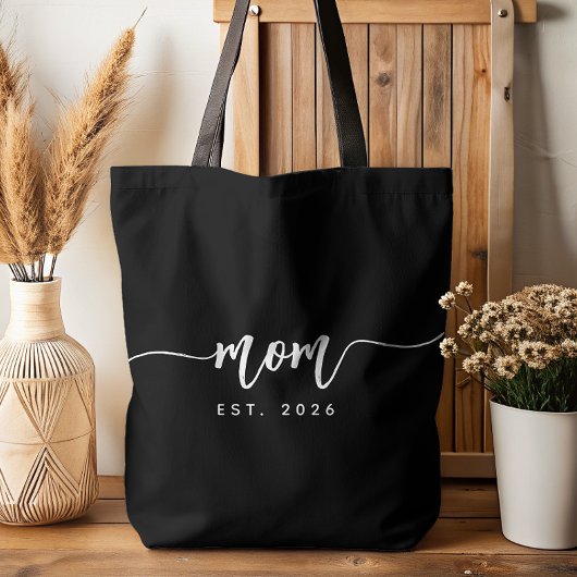 Mama hat Skript neu Mama Geschenk Schwarz Tasche