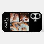 Mama hat Skript Schwarz 3 Foto Case-Mate iPhone Hülle (Rückseite (Horizontal))
