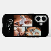 Mama hat Skript Schwarz 3 Foto Case-Mate iPhone Hülle (Rückseite (Horizontal))
