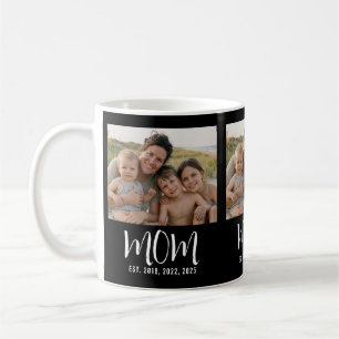 Mama hat Skript Schwarz 3 Foto eingerichtet Kaffeetasse