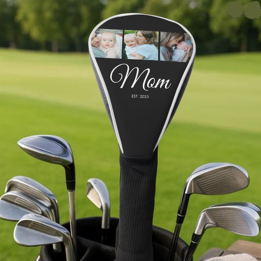 *Mama hat Skript Schwarz 3 Foto-Geschenk Golf Headcover