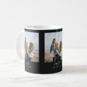 Mama hat Skript Schwarz 3 Foto Kaffee Kaffeetasse (Vorderseite Links)