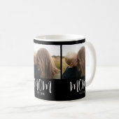 Mama hat Skript Schwarz 3 Foto Kaffeetasse (VorderseiteRechts)