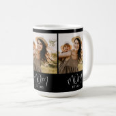 Mama hat Skript Schwarz 3 Foto Kaffeetasse (VorderseiteRechts)