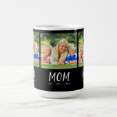 Mama hat Skript Schwarz 3 Foto Kaffeetasse (Mittel)
