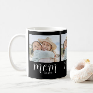 Mama hat Skript Schwarz 3 Foto Kaffeetasse