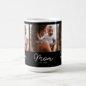 Mama hat Skript Schwarz 3 Foto Kaffeetasse (Mittel)