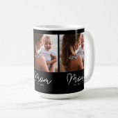Mama hat Skript Schwarz 3 Foto Kaffeetasse (VorderseiteRechts)