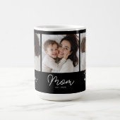 Mama hat Skript Schwarz 3 Foto Kaffeetasse (Mittel)