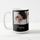 Mama hat Skript Schwarz 3 Foto Kaffeetasse (Links)