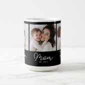 Mama hat Skript Schwarz 3 Foto Kaffeetasse (Mittel)