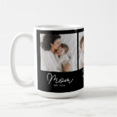 Mama hat Skript Schwarz 3 Foto Kaffeetasse (Links)