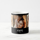 Mama hat Skript Schwarz 3 Foto Kaffeetasse (Mittel)