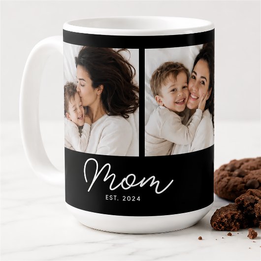 Mama hat Skript Schwarz 3 Foto Kaffeetasse