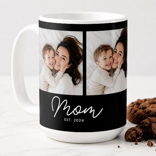Mama hat Skript Schwarz 3 Foto Kaffeetasse