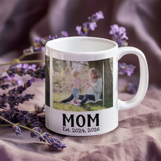Mama hat Skript Schwarz 3 Foto Kaffeetasse