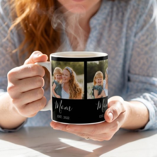 Mama hat Skript Schwarz 3 Foto Kaffeetasse