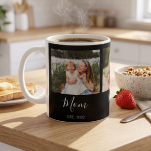 Mama hat Skript Schwarz 3 Foto Kaffeetasse
