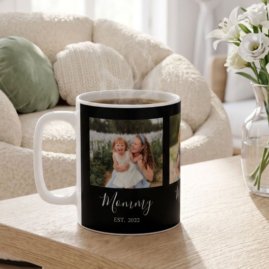 Mama hat Skript Schwarz 3 Foto Kaffeetasse