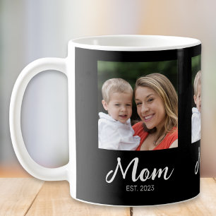 Mama hat Skript Schwarz 3 Foto Kaffeetasse