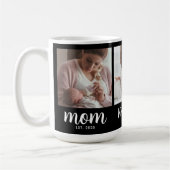 Mama hat Skript Schwarz 3 Foto Kaffeetasse (Links)