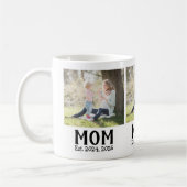Mama hat Skript Schwarz 3 Foto Kaffeetasse (Links)
