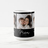 Mama hat Skript Schwarz 3 Foto Kaffeetasse (Mittel)