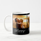 Mama hat Skript Schwarz 3 Foto Kaffeetasse (Links)