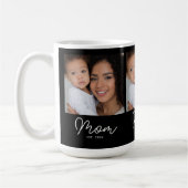 Mama hat Skript Schwarz 3 Foto Kaffeetasse (Links)