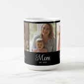 Mama hat Skript Schwarz 3 Foto Kaffeetasse (Mittel)