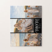 Mama hat Skript Schwarz 3 Foto Puzzle (Vertikal)