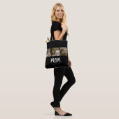 Mama hat Skript Schwarz 3 Foto Tasche (Am Model)