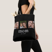 Mama hat Skript Schwarz 3 Foto Tasche (Von Nahem)