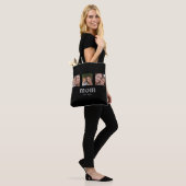 Mama hat Skript Schwarz 3 Foto Tasche (Am Model)